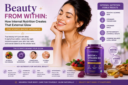 Beauty From Within: How Internal Nutrition Creates That External Glow (The Science-Backed Approach)